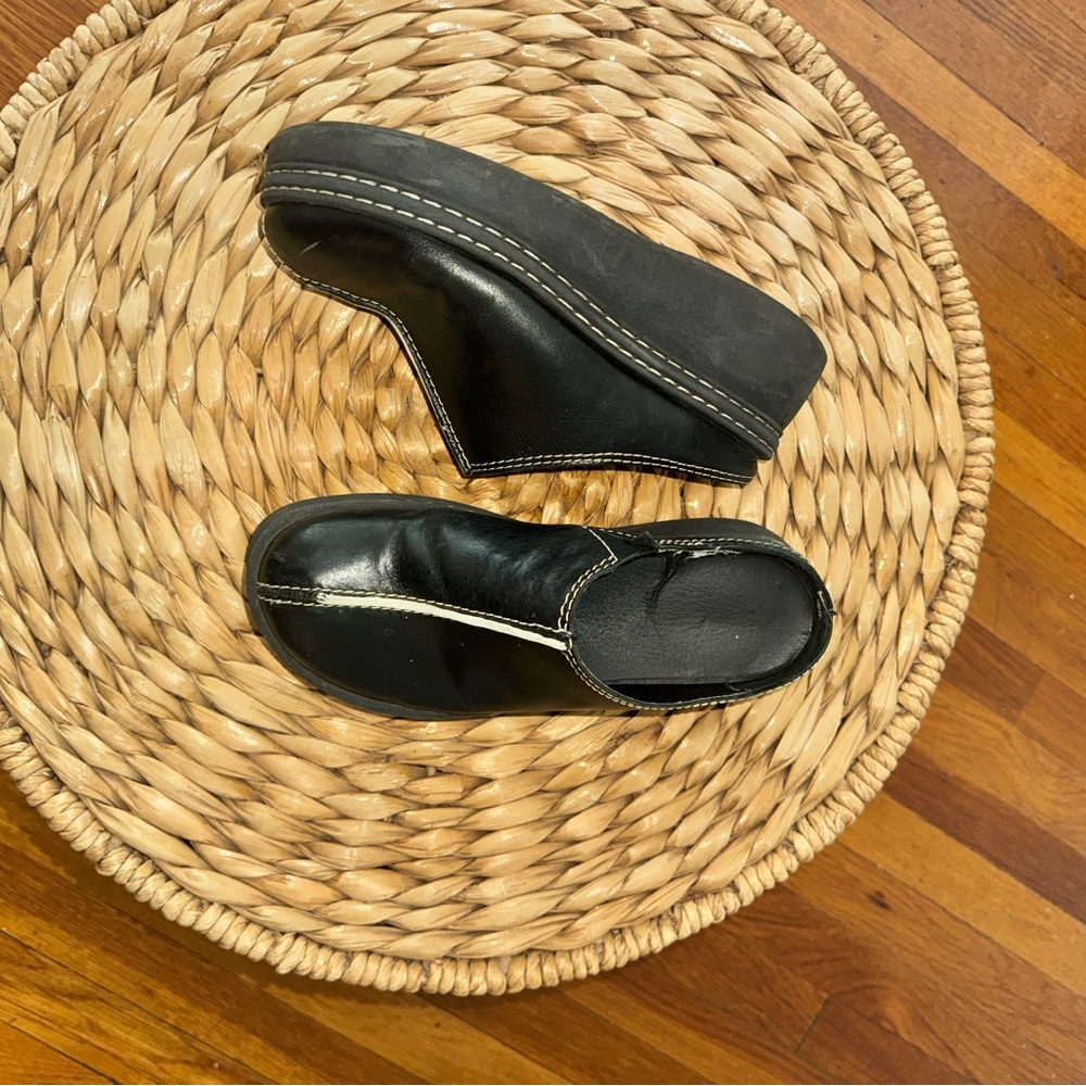 Miista Black Mules